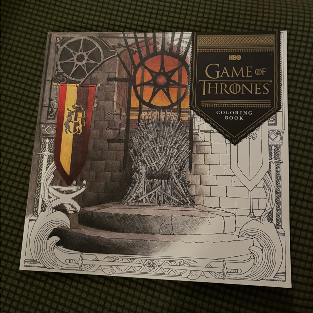 Game of Thrones Coloring Book - Black and Gray